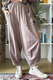 Lagen Shelby Barrel Pant Mocha 